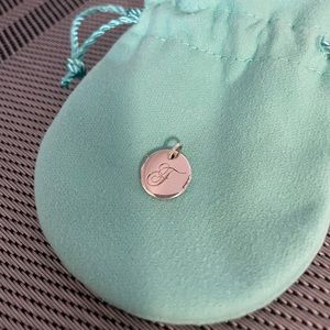 Tiffany & Co “F” Initial Charm